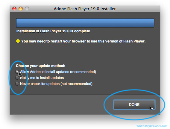 install adobe flash mac os x